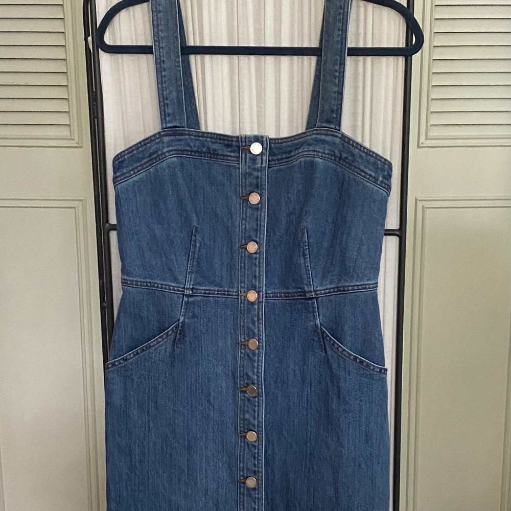 MICHAEL Kors ~ NWT ~ Button Front Denim Dress ~ Size 8